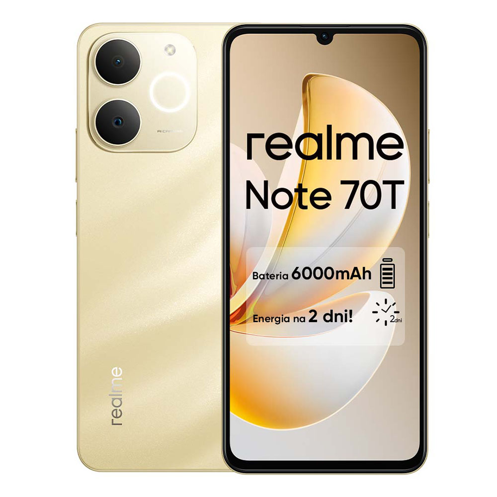 realme Note 70T 4/128GB złoty
